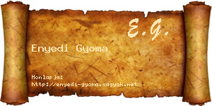 Enyedi Gyoma névjegykártya